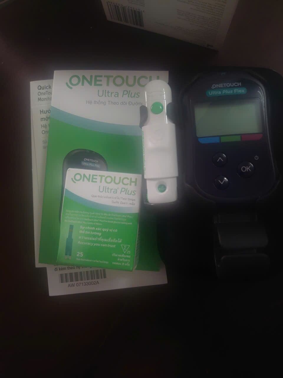 Bộ máy thử đường huyết Onetouch ultra plus