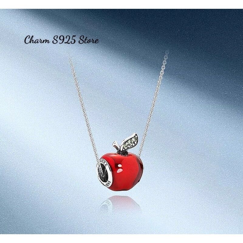 PAN ALE CHARM QUẢ TÁO ĐỎ BẠC S925 CAO CẤP