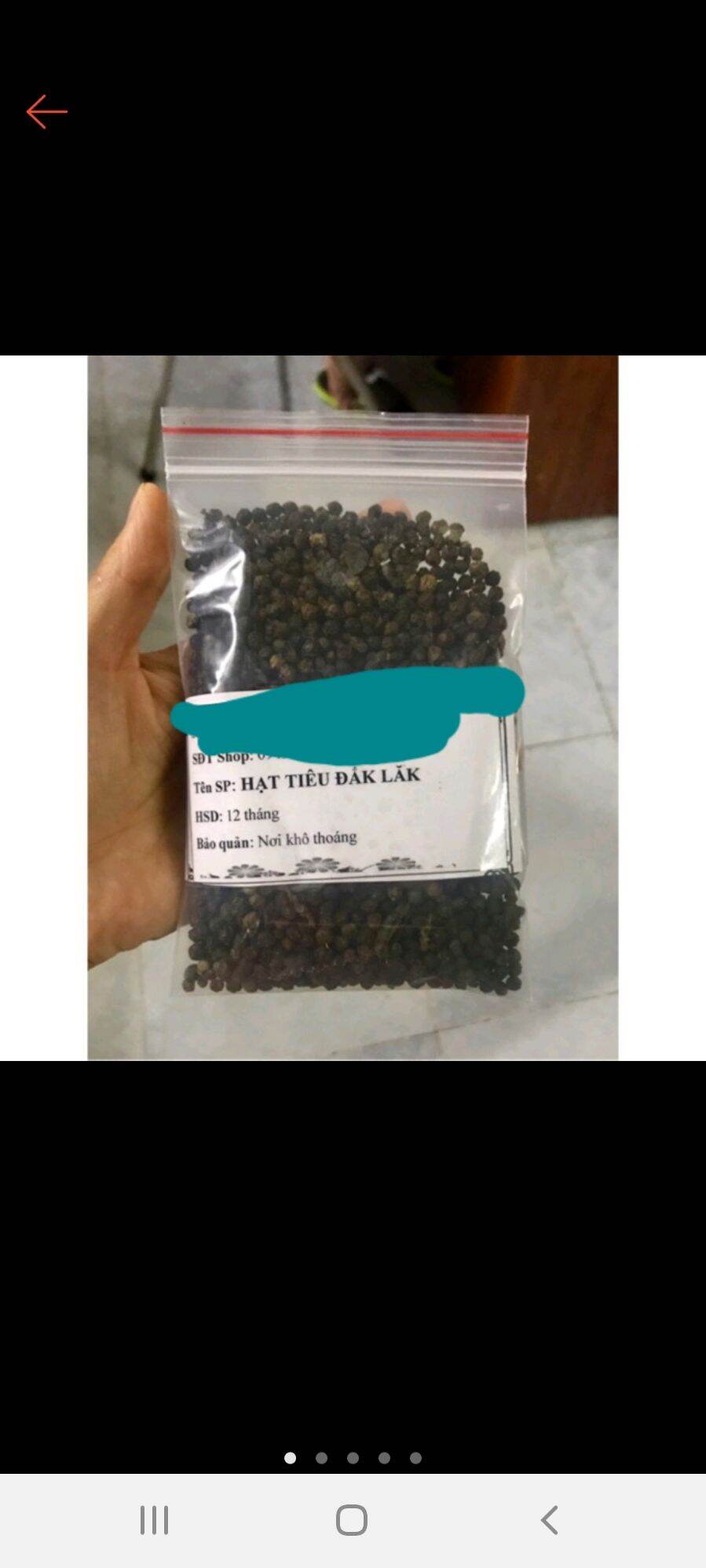 [HCM]Tiêu đen Đăk Lăk _ 200g