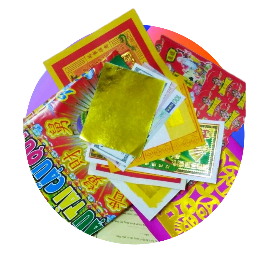1 bộ giấy cúng Cậu Tài Cậu Quý