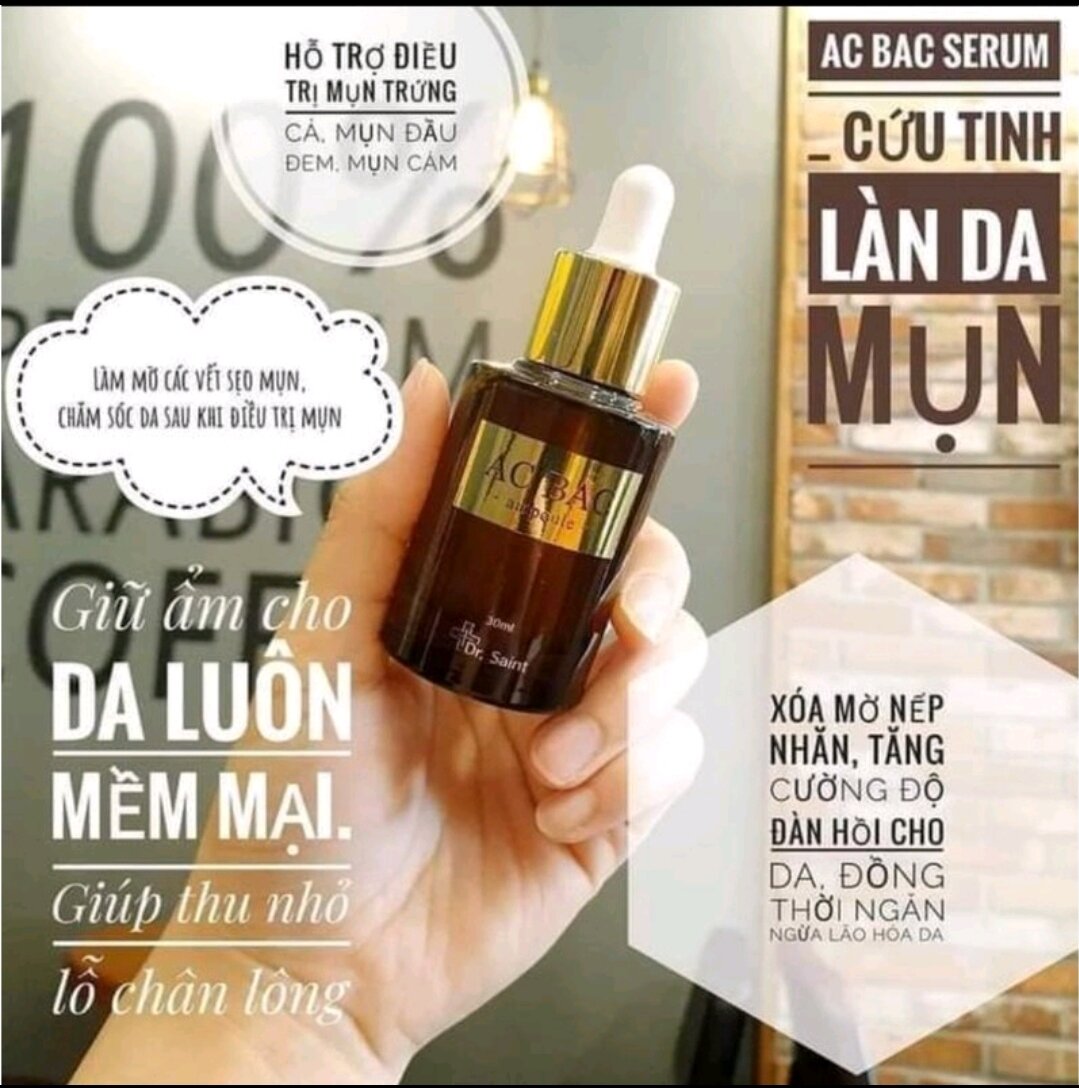 Tinh chất giảm mụn Ac Bac Serum Hàn Quốc 30ml