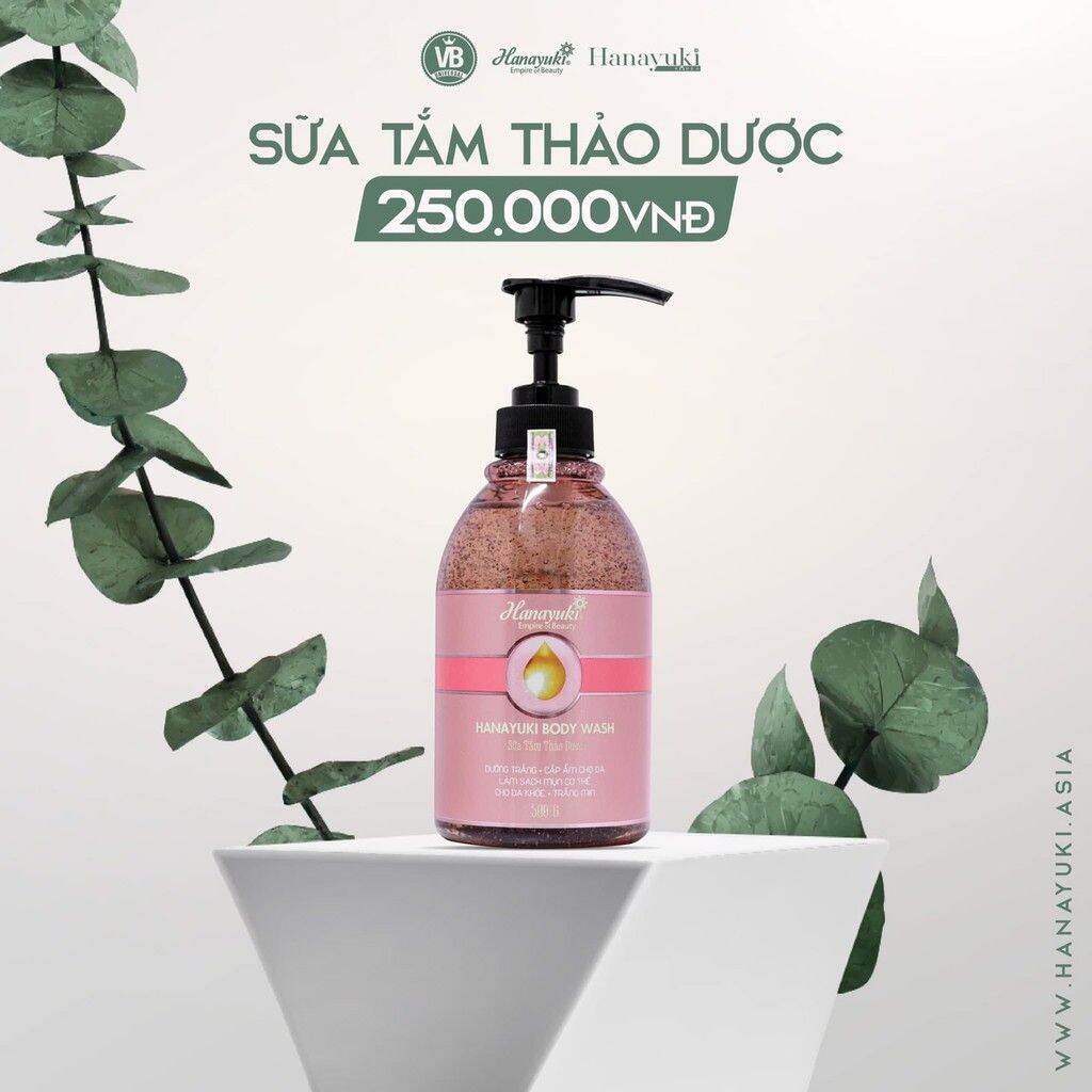 Sữa Tắm Thảo Dược Hanayuki (Tặng Kèm Quà)