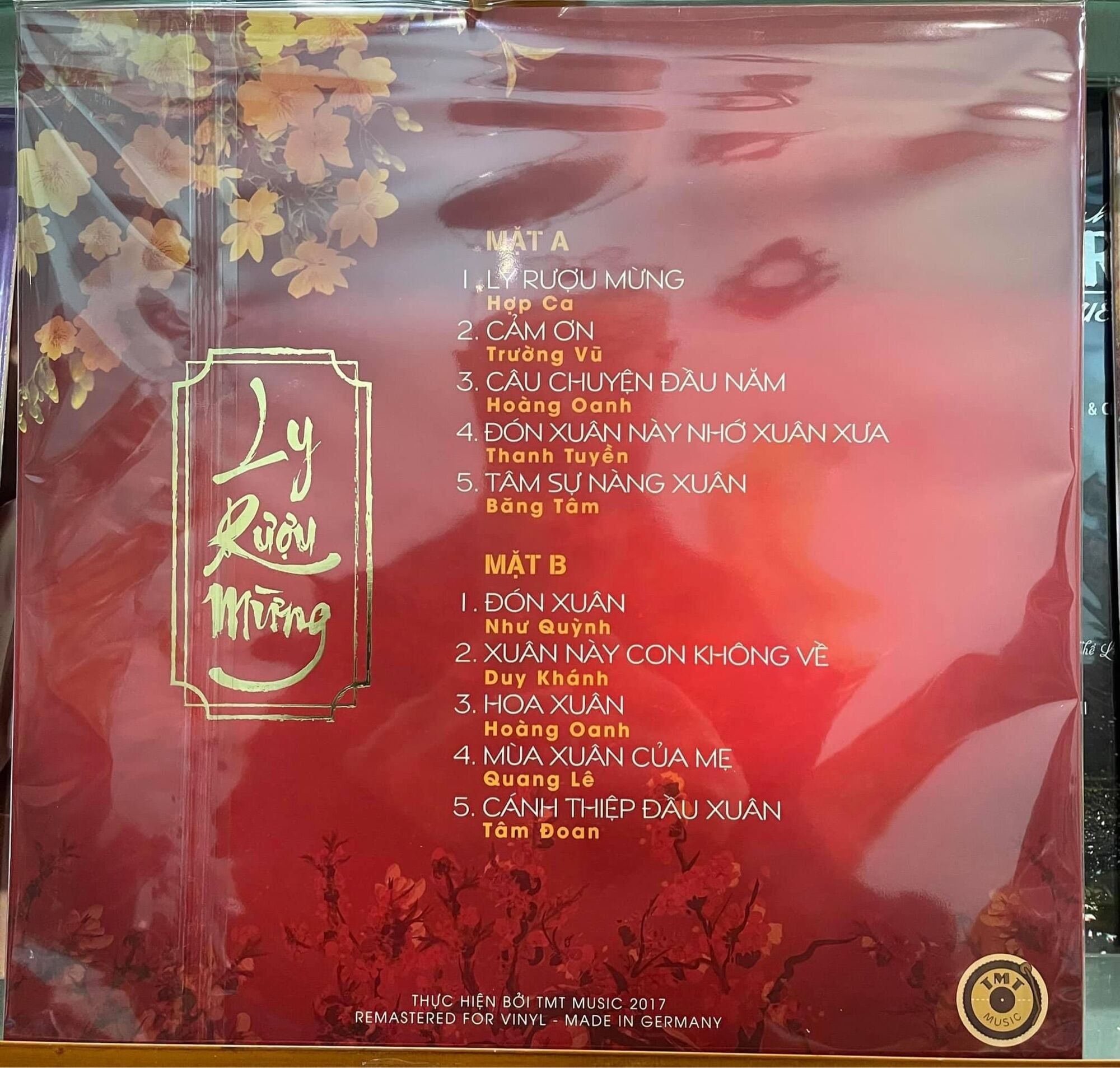 đĩa than nhạc Tết Xuân chủ đề Ly Rượu mừng vinyl đĩa mới 100 ...