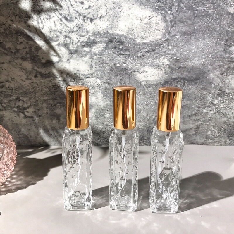 Chai chiết nước hoa 10ml hoa văn 4D