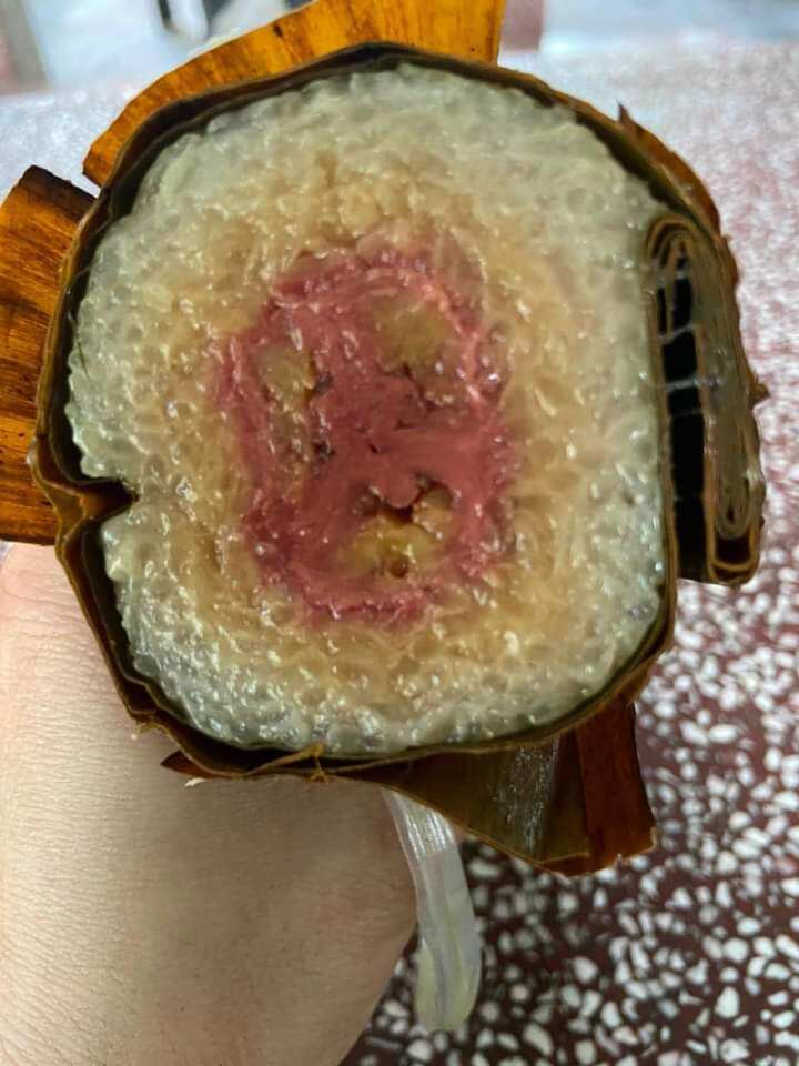 1 đòn bánh tét chuối ngon béo