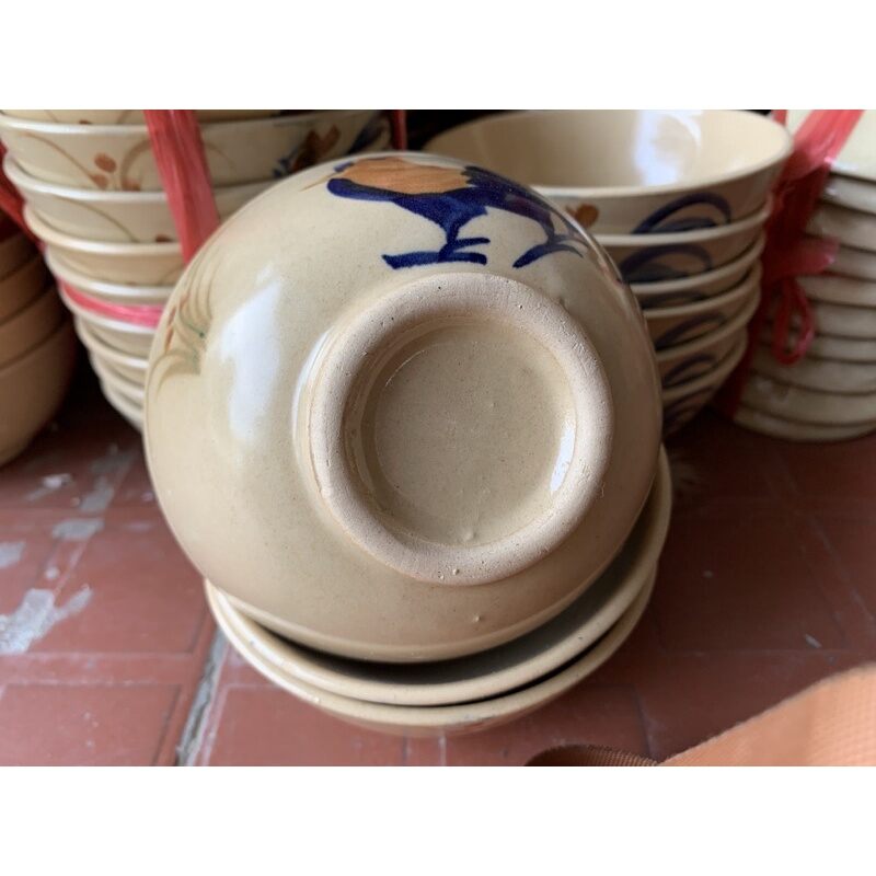 Set 10 cái Chén cơm bằng đá hình con gà (size 12cm)