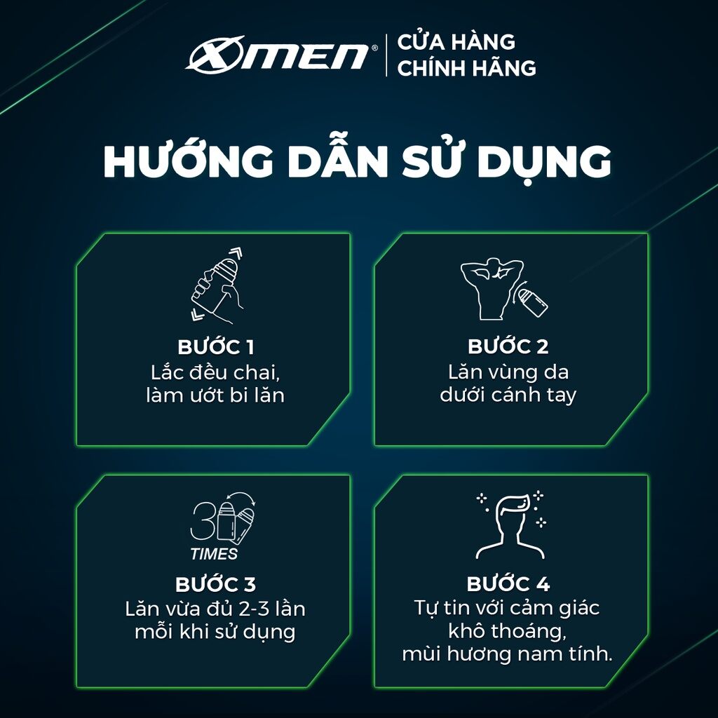 LĂN KHỬ MÙI XMEN 50ML.