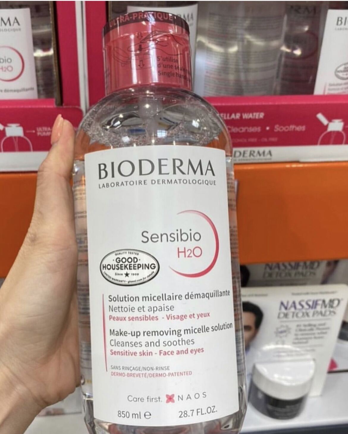 [Hcm]Nước Tẩy Trang Bioderma 850Ml