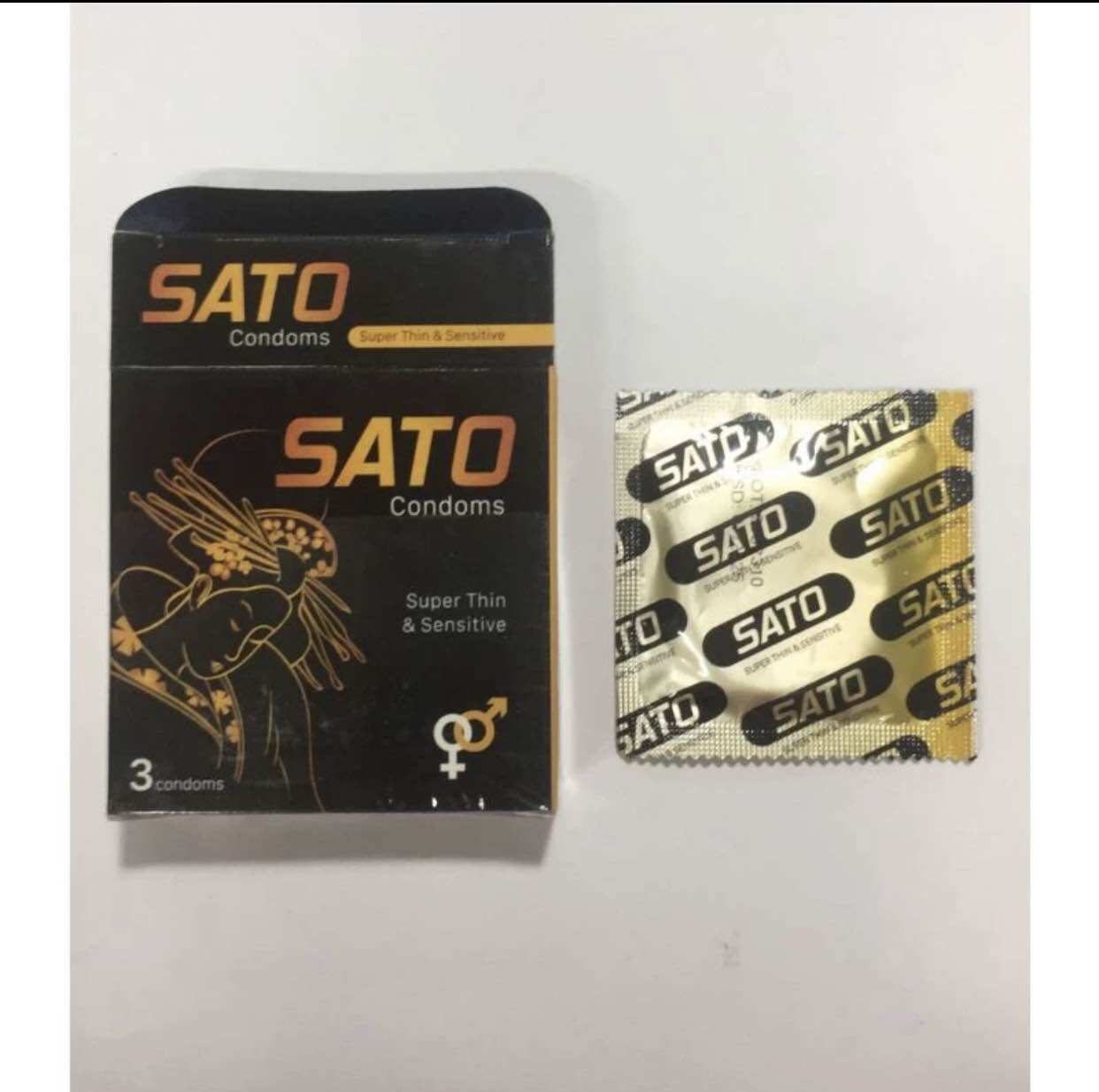 Bao cao su SATO Nhất Nhất - CHE TÊN