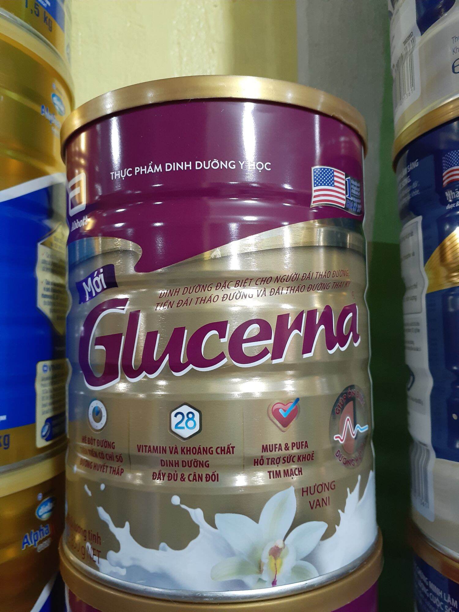 Sữa bột Abbott Glucerna 850g