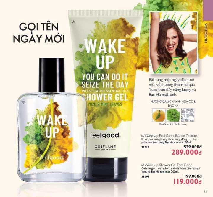 Sữa tắm hương nước hoa oải hương đàn hương cam mọng