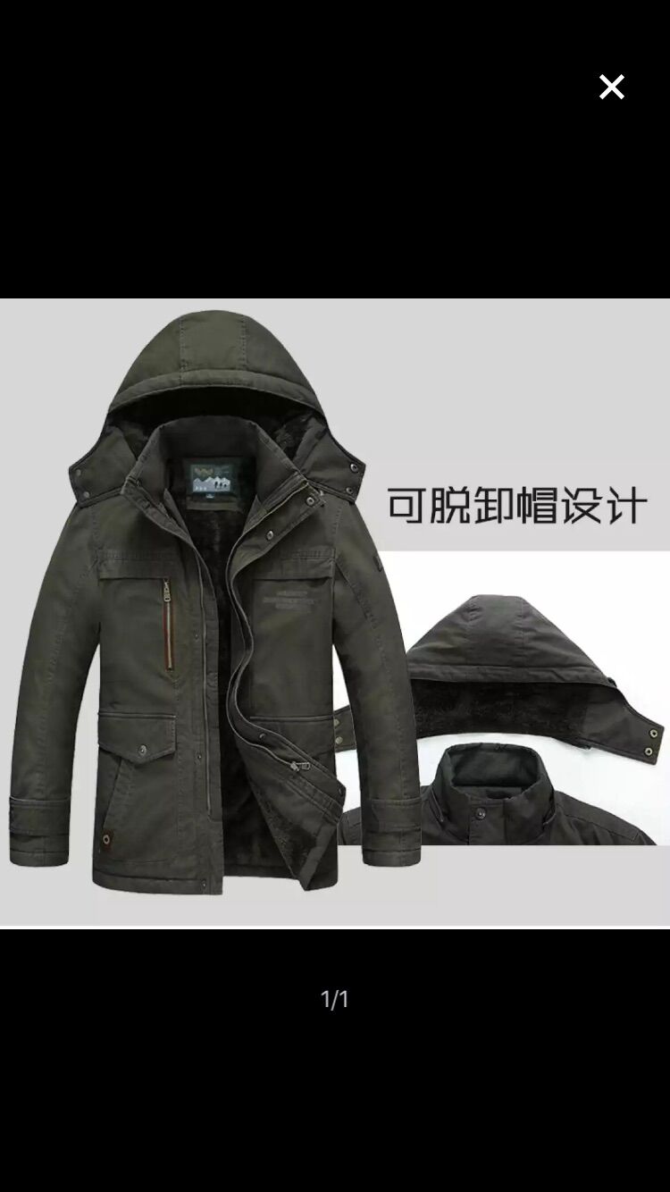 QC6801 Áo khoác kaki nam lót nhung cao cấp Jeep