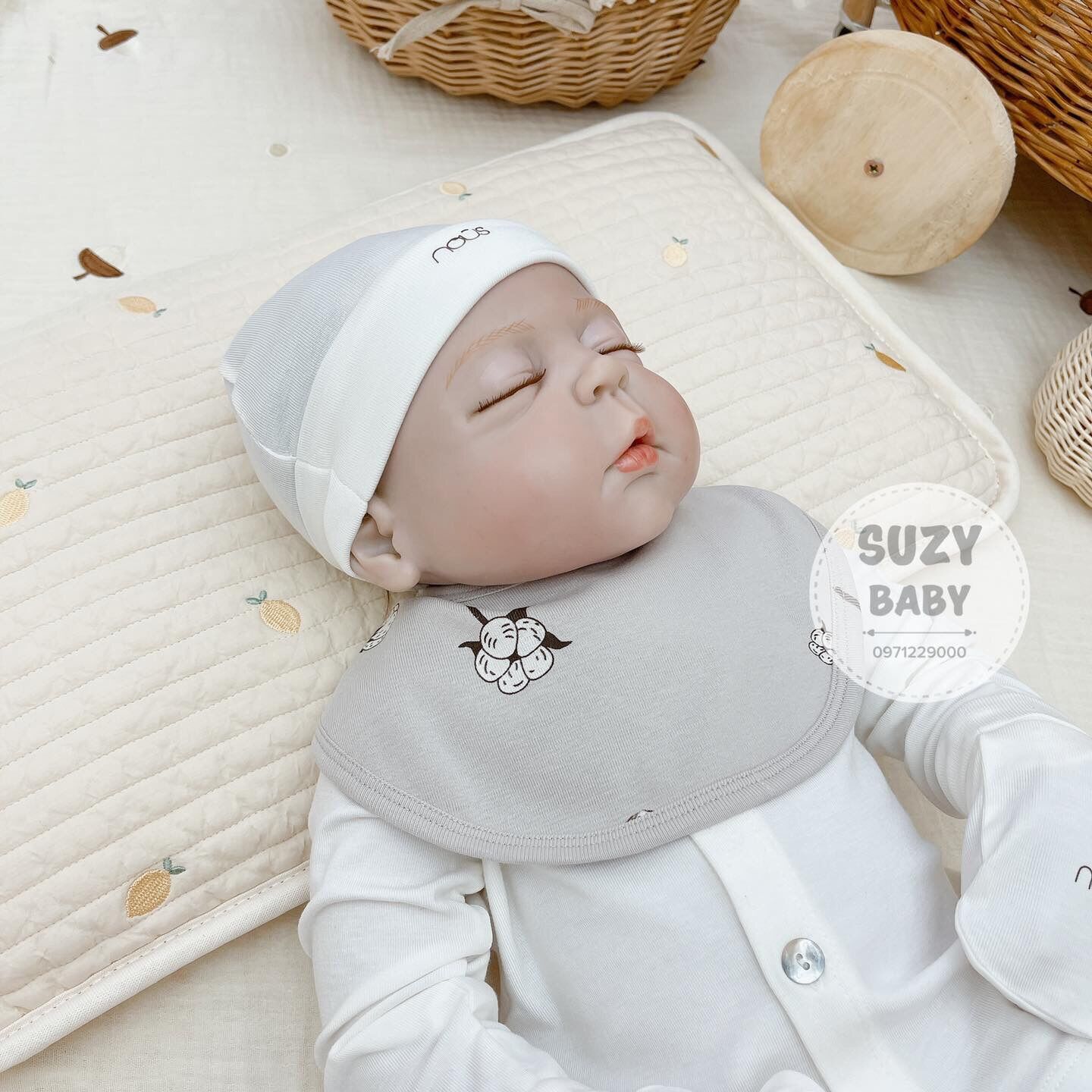 YẾM SƠ SINH COTTON CHO BÉ