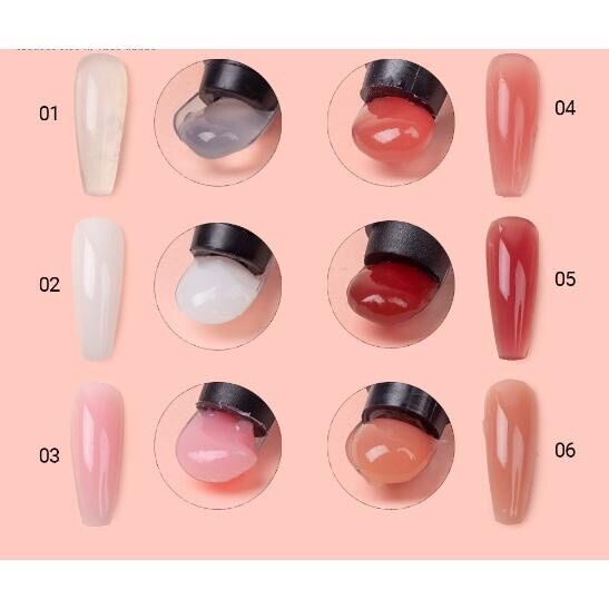 Gel gôm nối móng úp,đắp móng tuýp 30ml