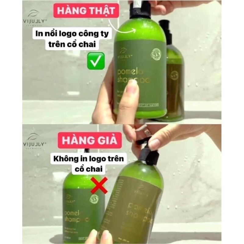 COMBO GỘI XẢ XỊT BƯỞI VIJULLY Vijully (MẪU MỚI NHẤT)