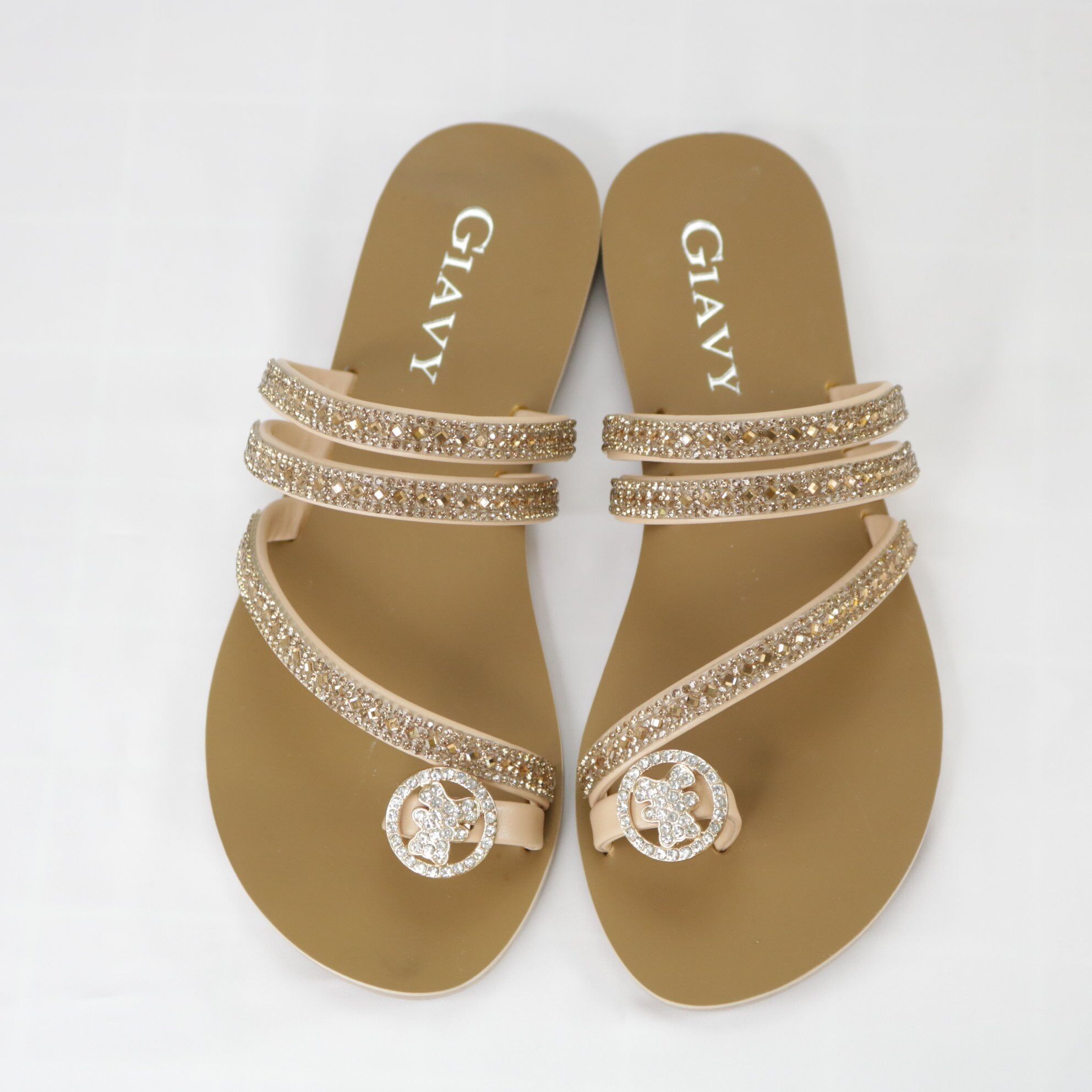 Dép Giavy Nữ quai kẹp xoàn xinh xắn