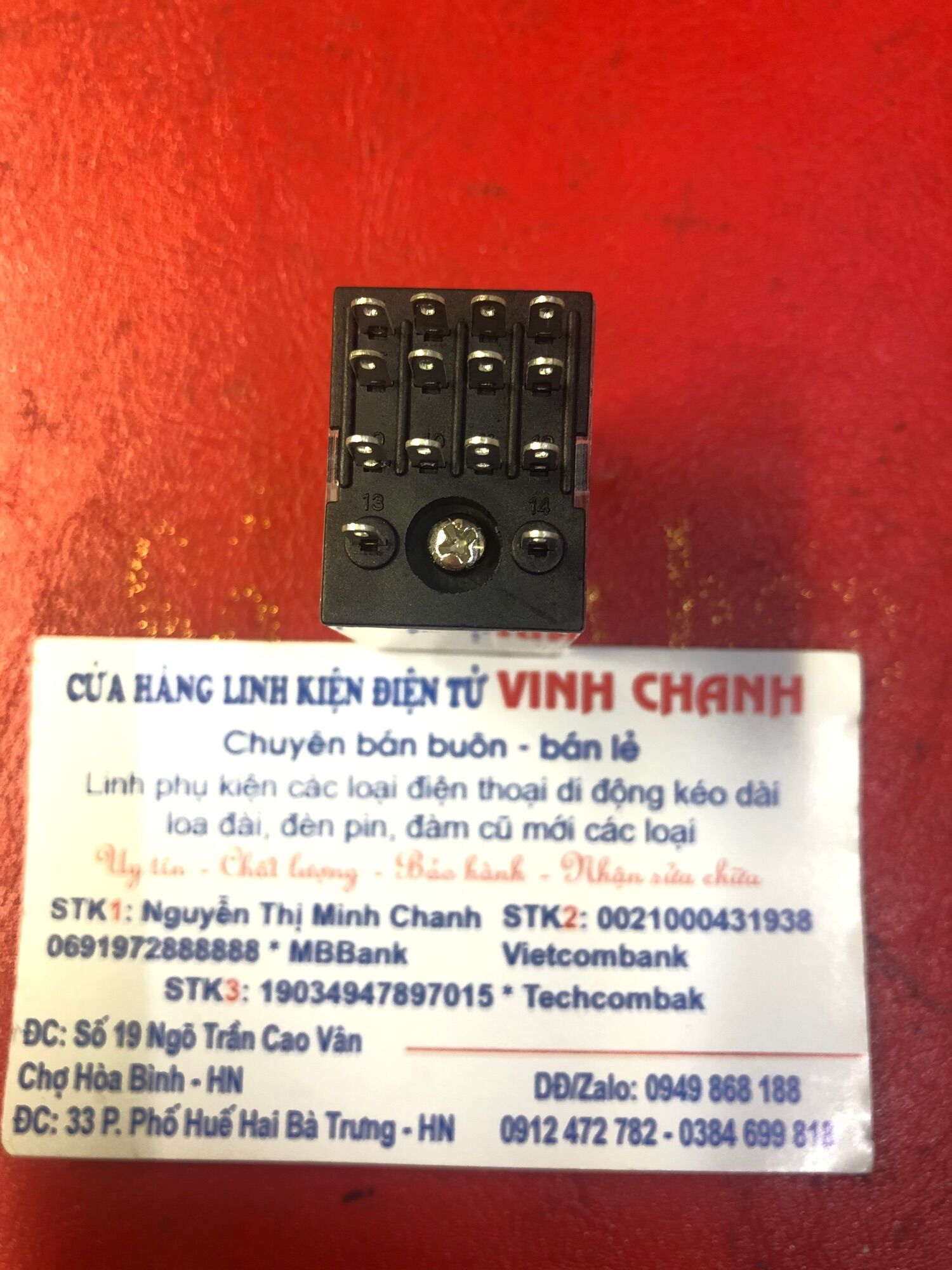 2 Con Rơle 24V 5A 14 chân