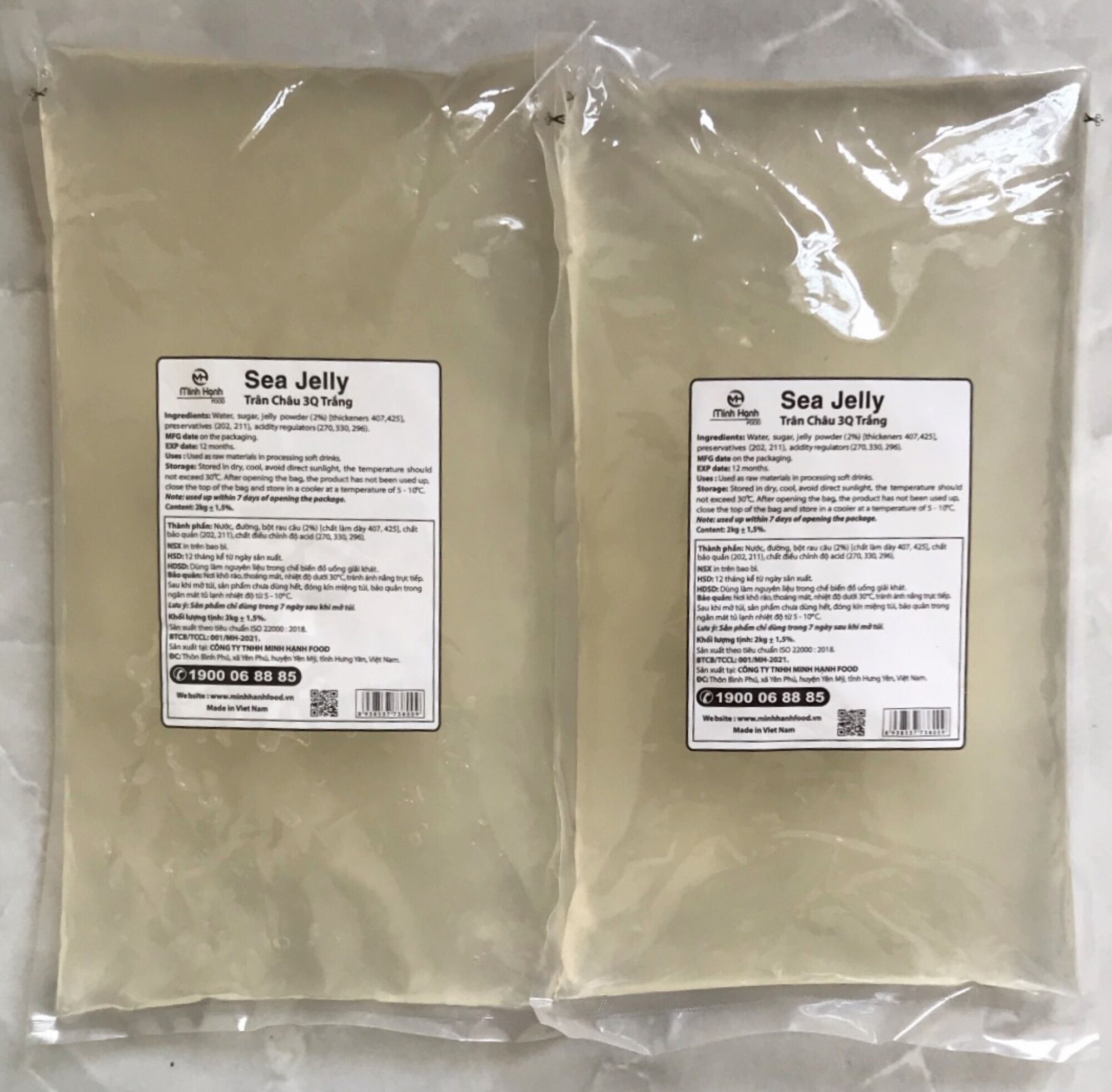 3Q SEA JELLY ( TRÂN CHÂU TRẮNG) 2KG
