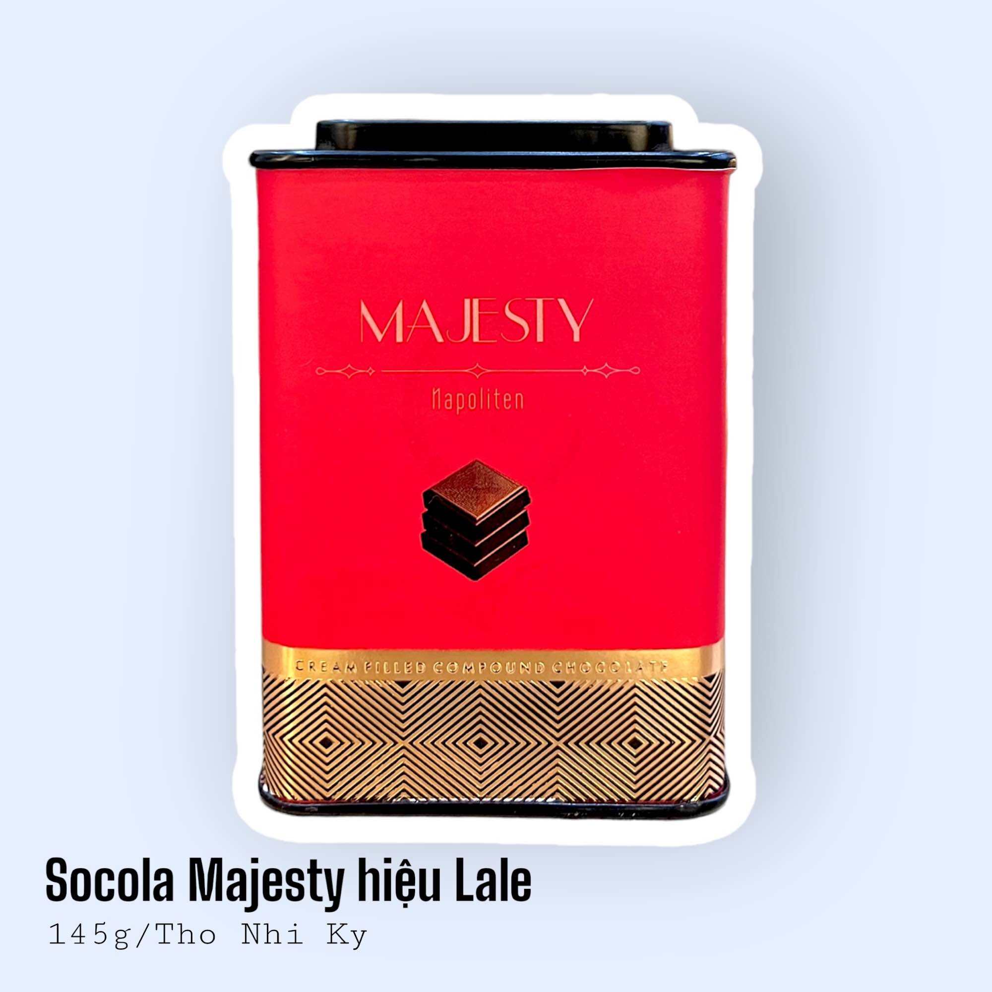 Socola Majesty hiệu Lale - Hộp thiếc 145g