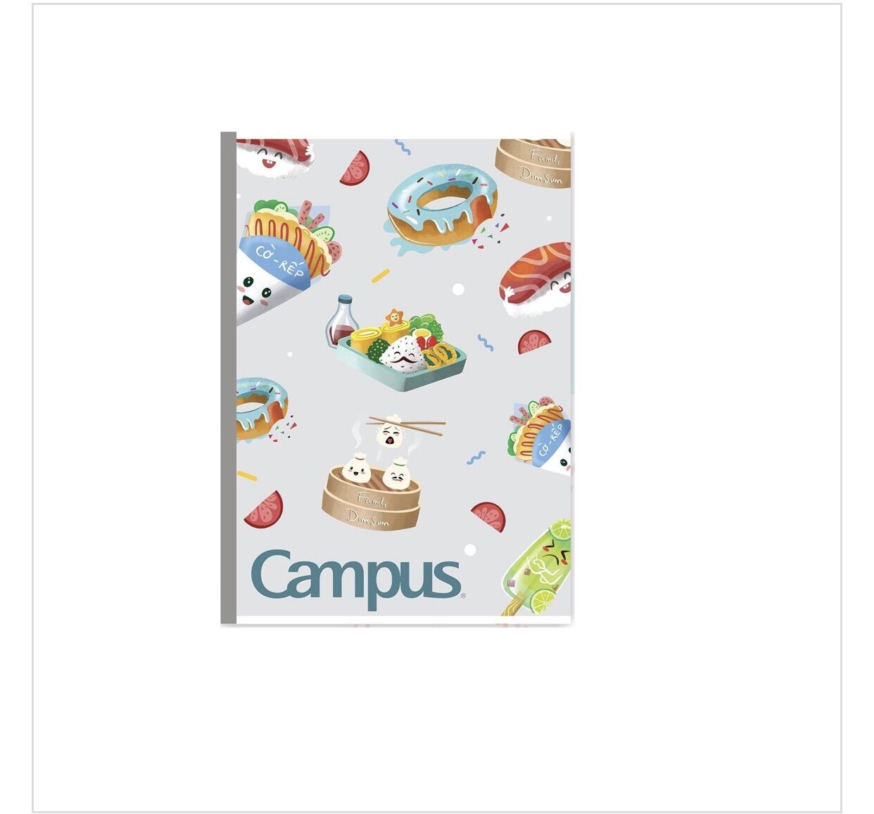 Vở kẻ ngang Campus 80 trang Food2