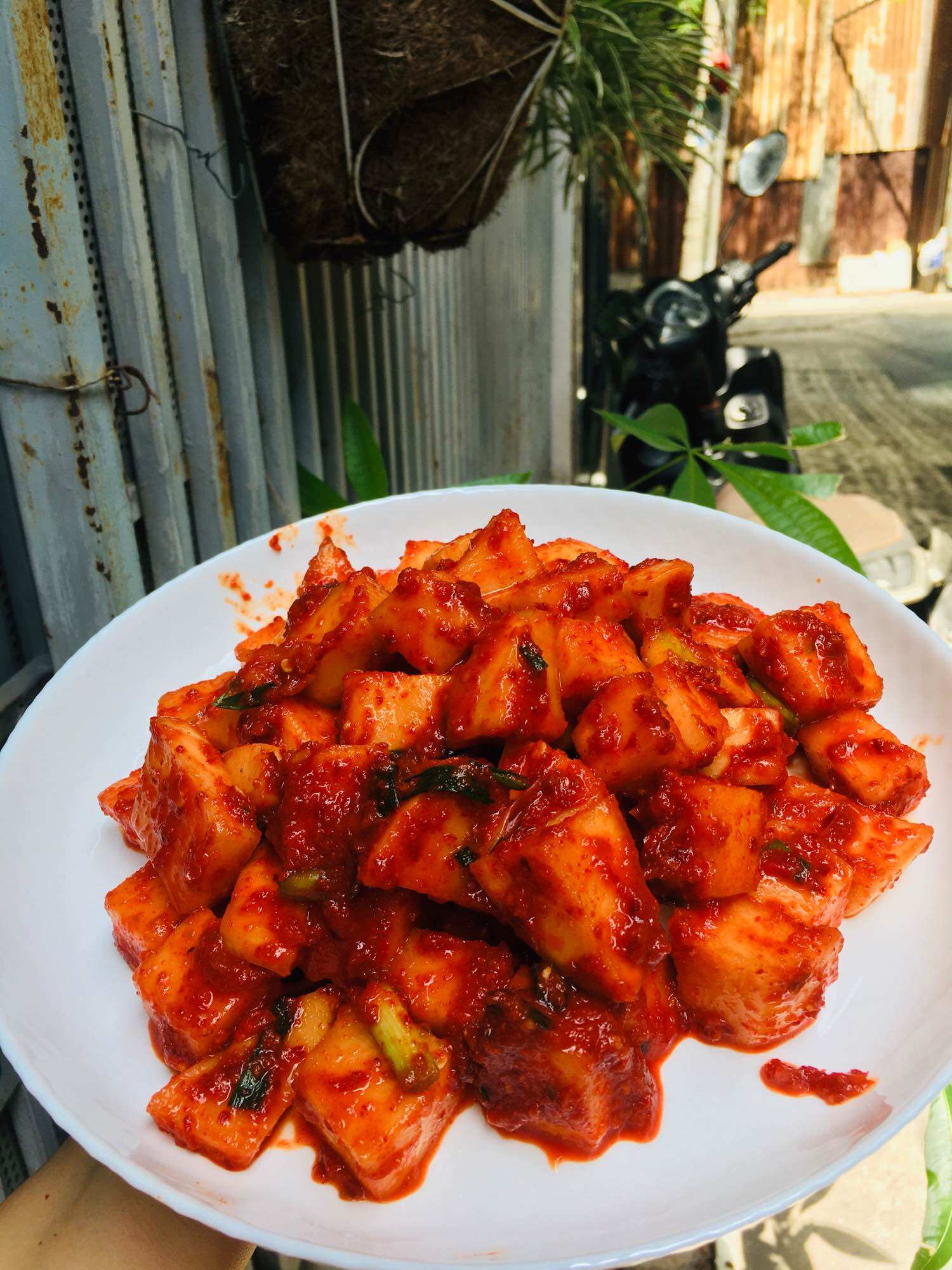 Kim chi củ cải trắng  (500gr)