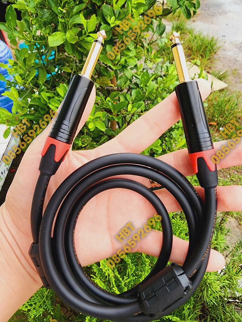 Dây tín hiệu jack 2 đầu 6ly dài 1m
