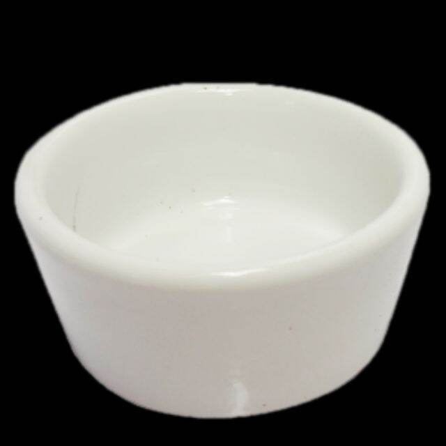 Chén sứ trắng mini 5cm đựng thức ăn cho thú nhỏ, Hamster, Sóc kiểng...