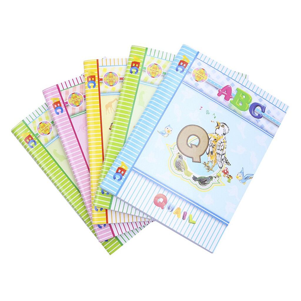 Lốc 10 quyển tập hòa bình abc 96trang 4/5 ô ly vuông đl 80gsm