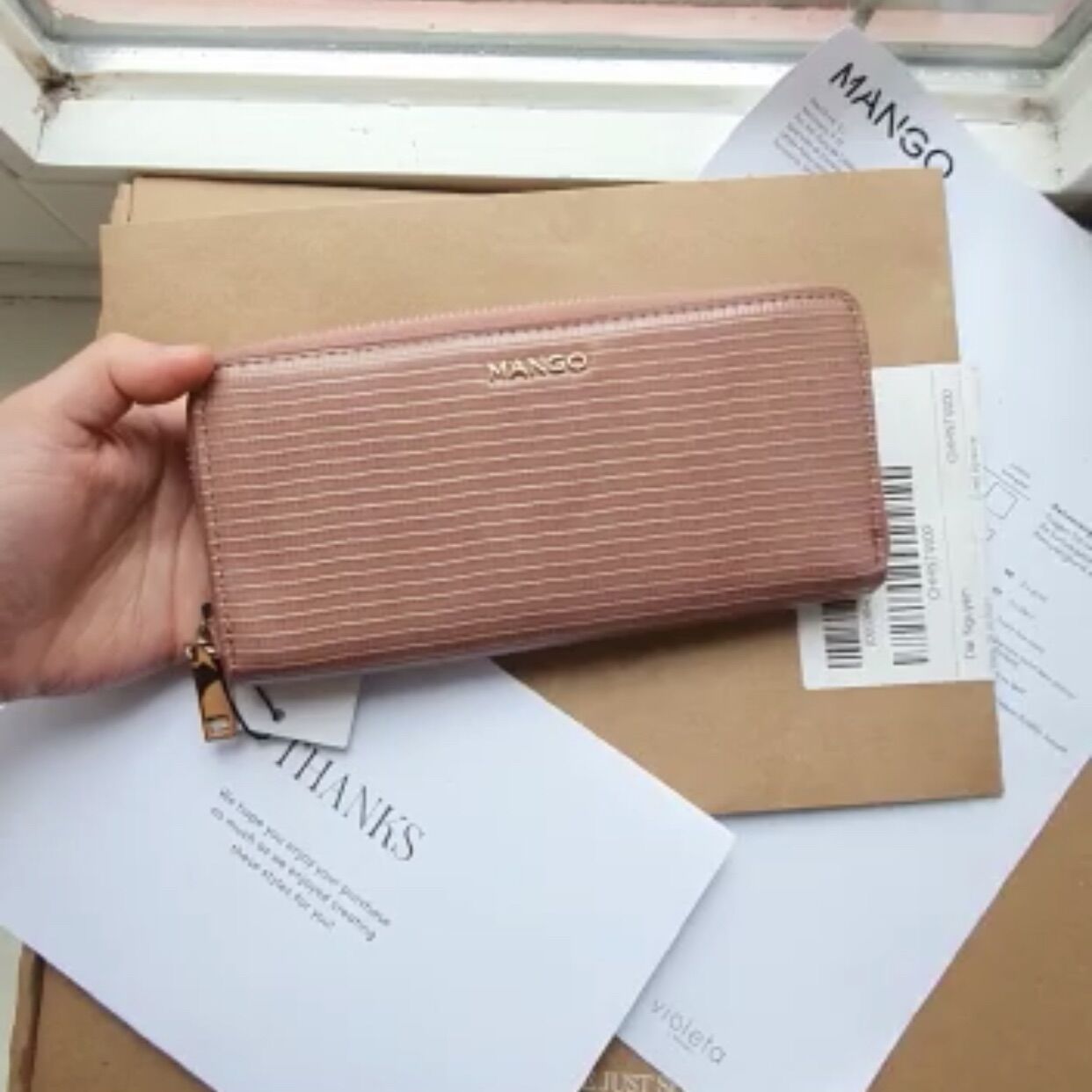Ví dài Mango Auth store Germany (fullbill và ảnh thật) MSV97