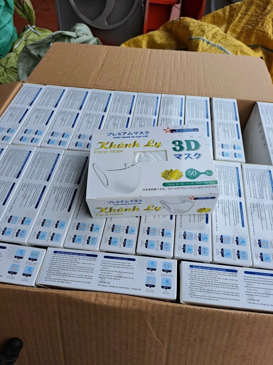Khẩu trang 3D MASKS hộp 50 chiếc