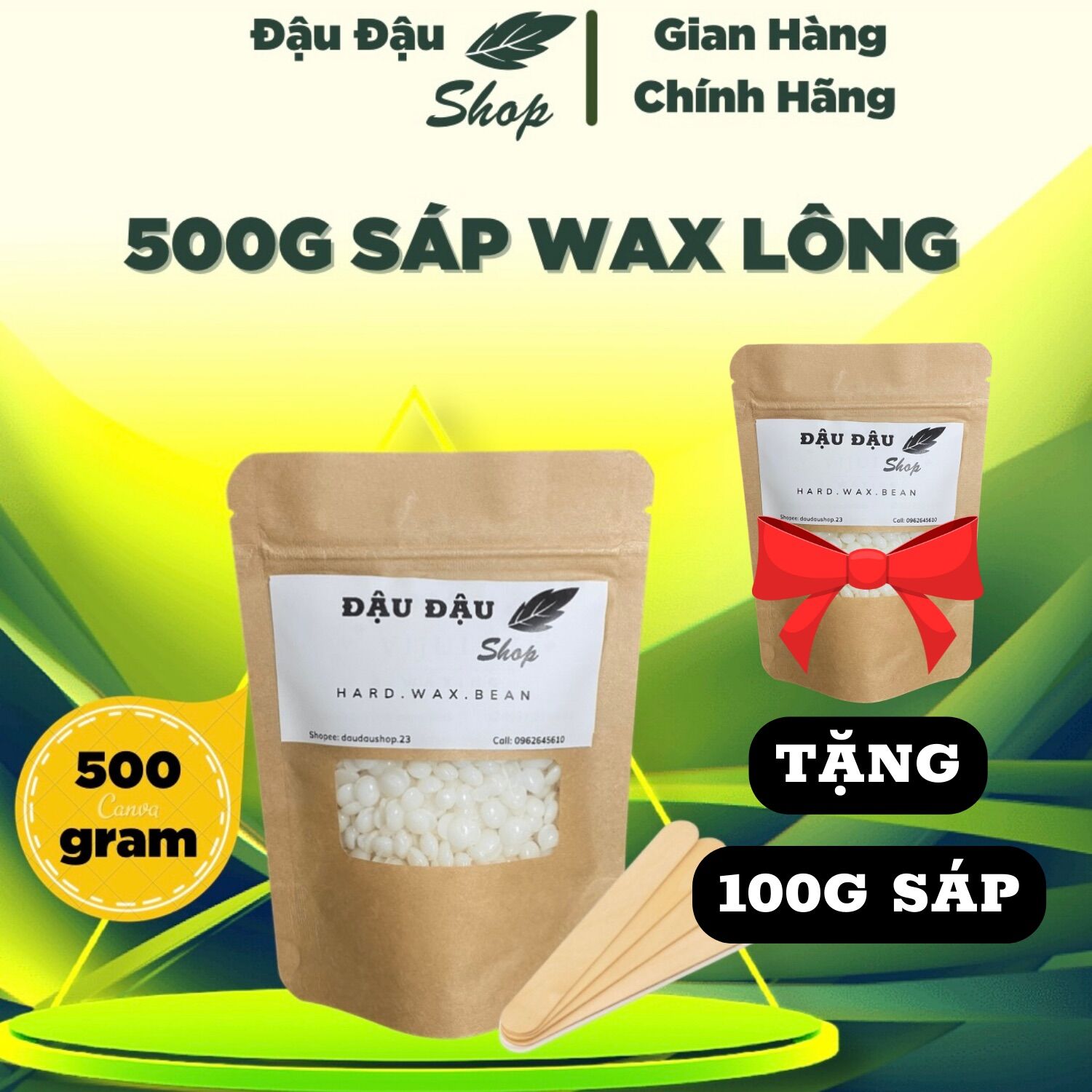 500g sáp wax tặng 100g sáp wax , wax nách, tay , chân ....