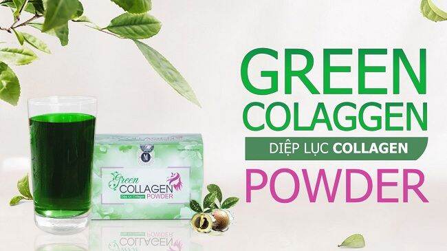 [HCM]diệp lục collagen 30 gói × 3g