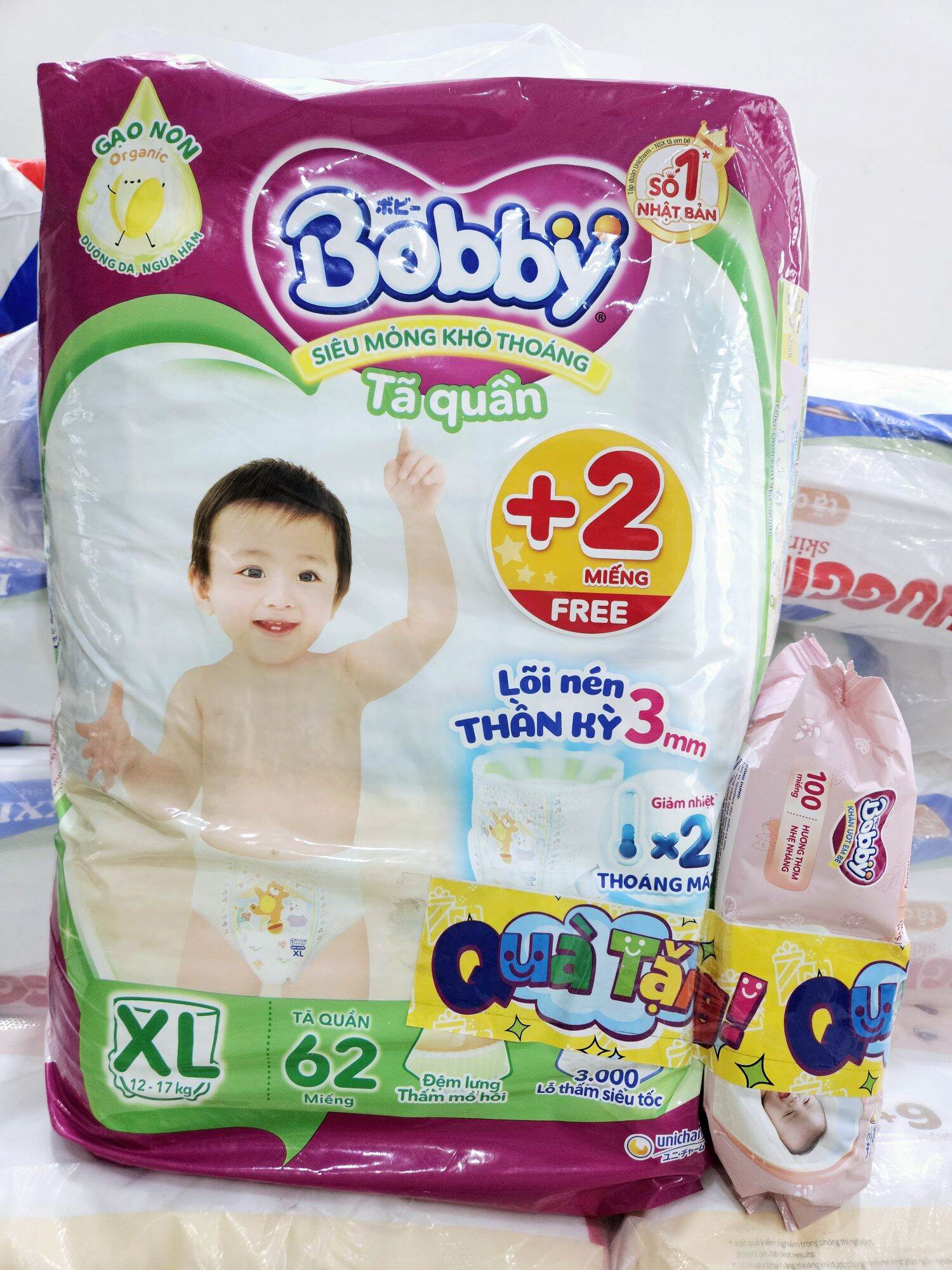 Tả Bobby quần XXXL-22 miếng (hàng tặng)