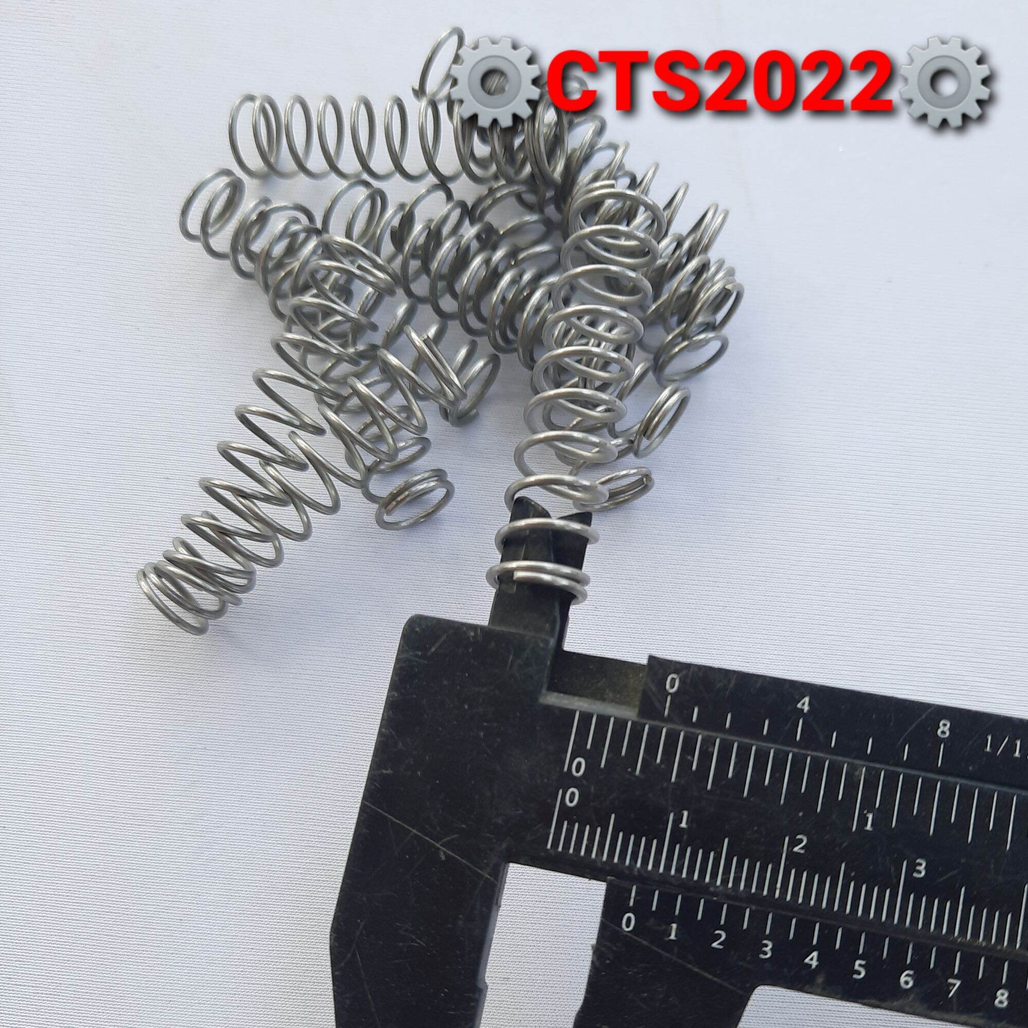 Lò xo nén inox304 phi 10mm sợi 1mm