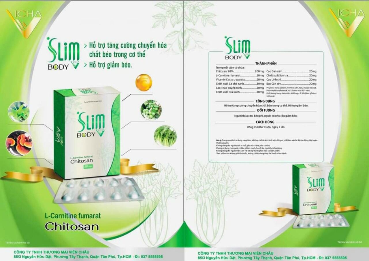 viên uống giảm cân slim body