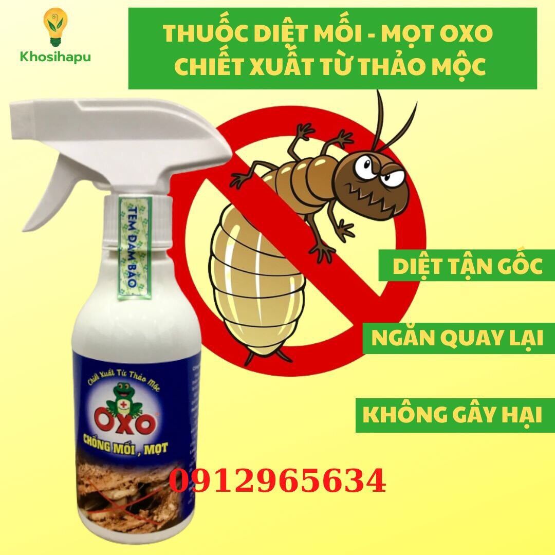 Xịt chống mối mọt, thuốc diệt mối mọt chiết xuất từ thảo mộc ngăn mối mọt diệt kiến gián hiệu quả an toàn cho gia đình 300ml