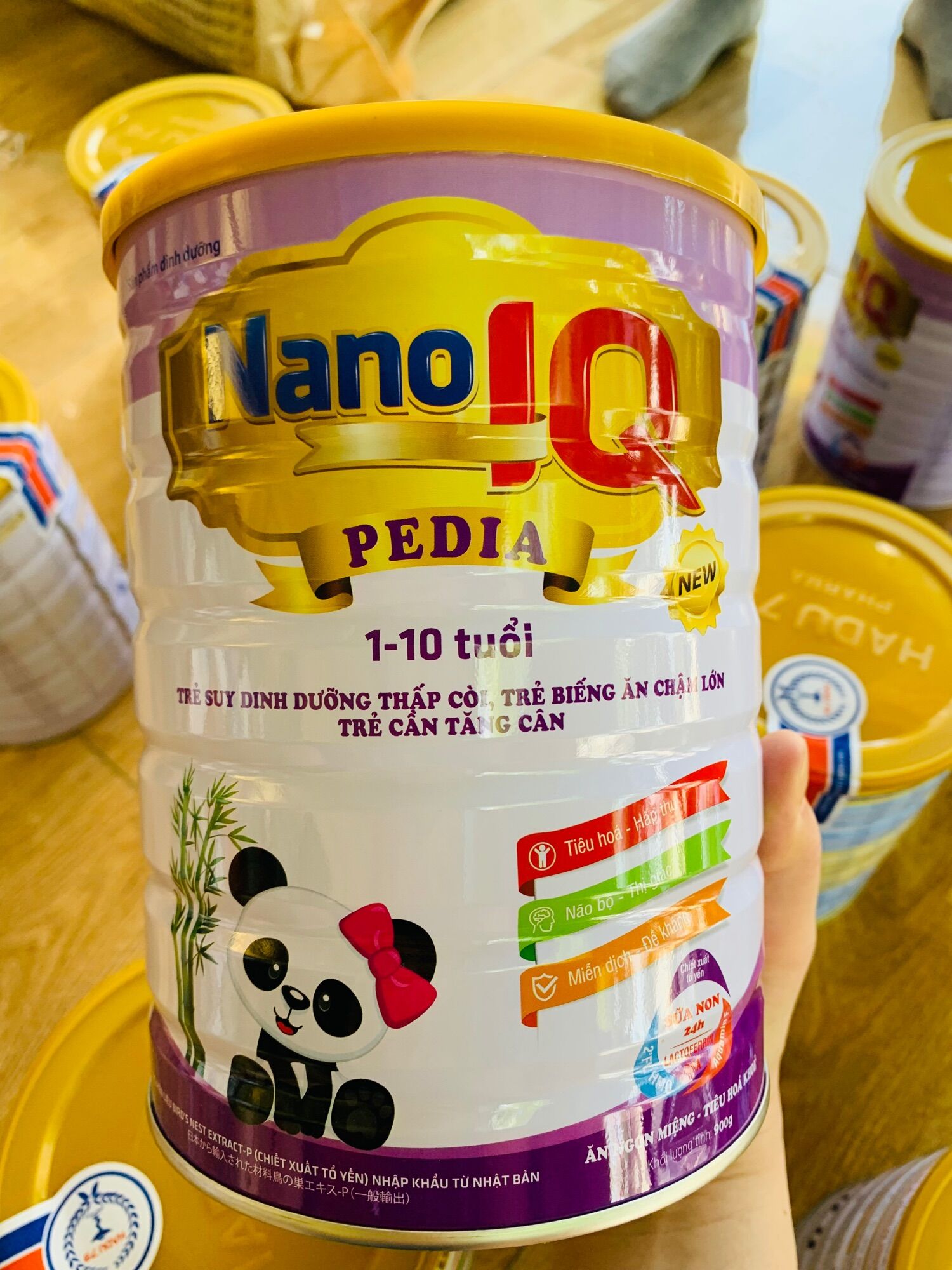 Sữa nano iq pedia 900g cho bé 1-10 tuổi