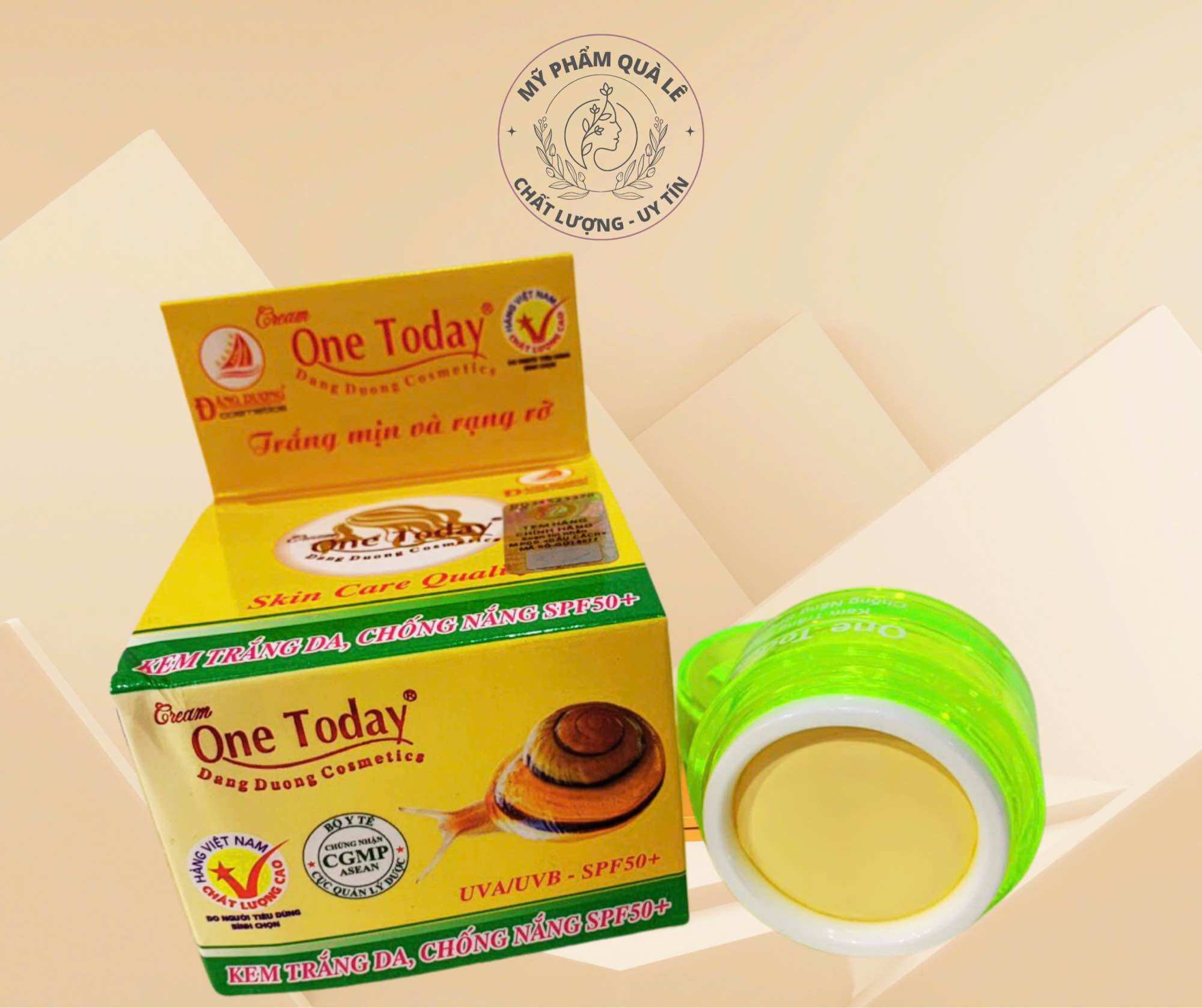 Kem ốc sên one today trắng da chống nắng hủ 9g