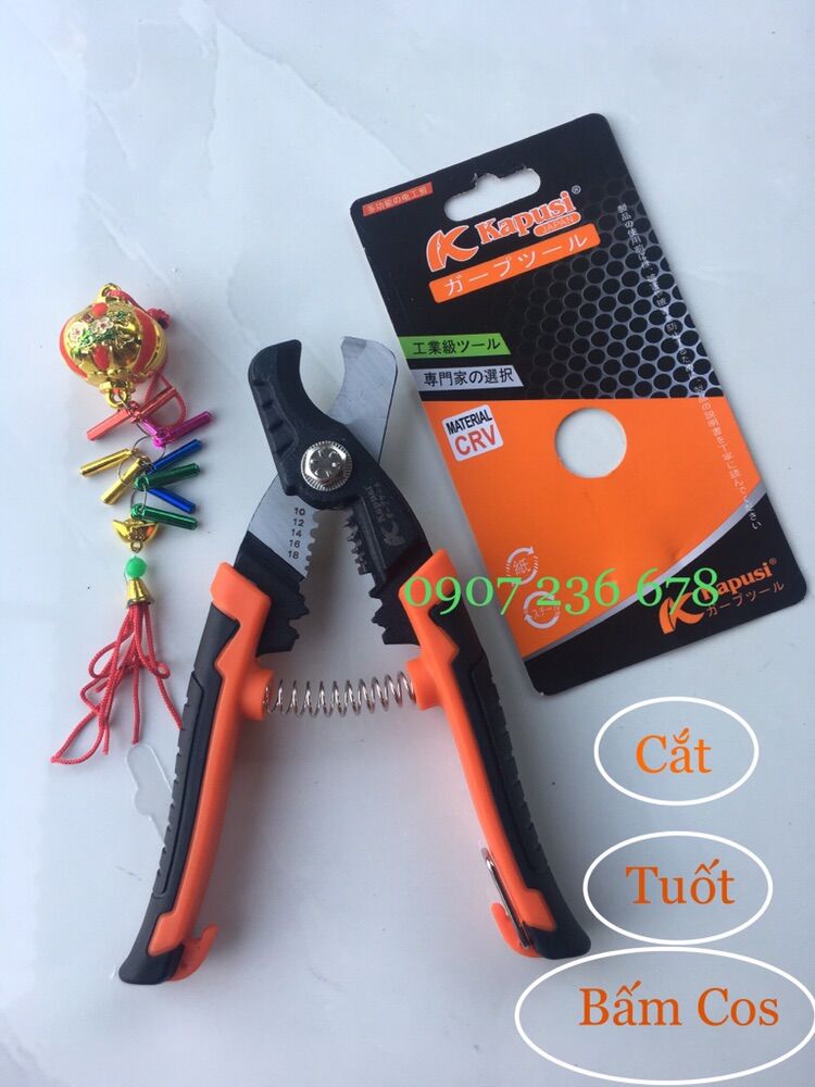 Kìm cắt dây đa năng cao cấp kapusi 3 trong 1