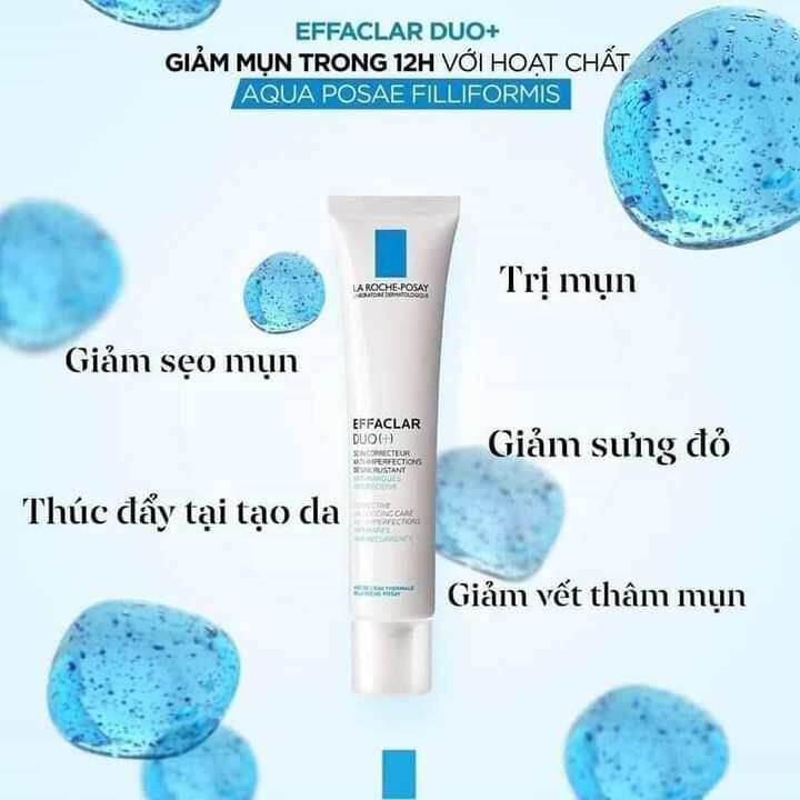 Sample Kem Dưỡng Giảm Mụn Laroche Posay Effaclar Duo+ .