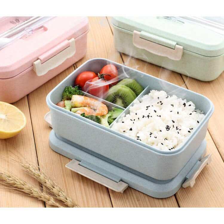 HỘP CƠM LÚA MẠCH 3 NGĂN
