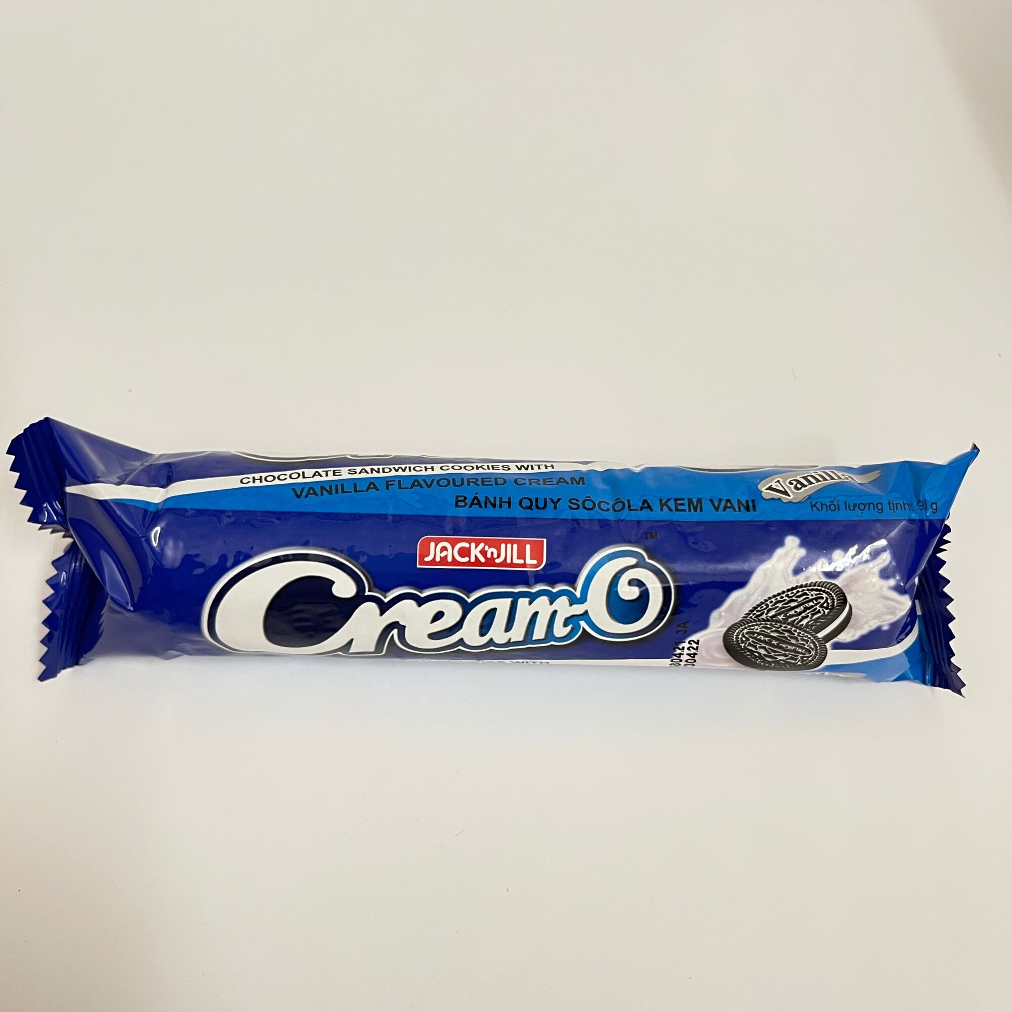 Bánh quy cream-o sôcôla kem vani