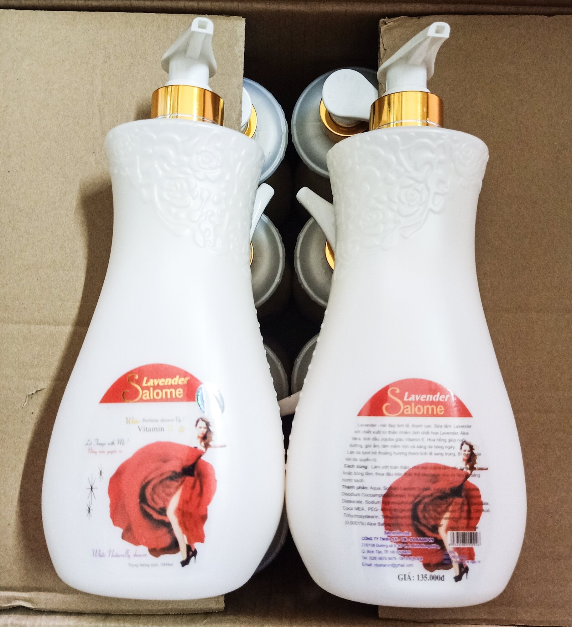 Sữa tắm Salome sáng da 1000ml