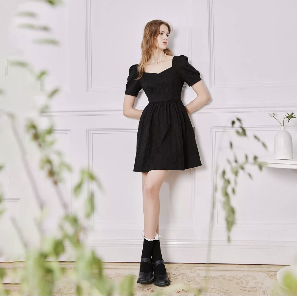 Đầm denim tiểu thư Vero Moda cao cấp