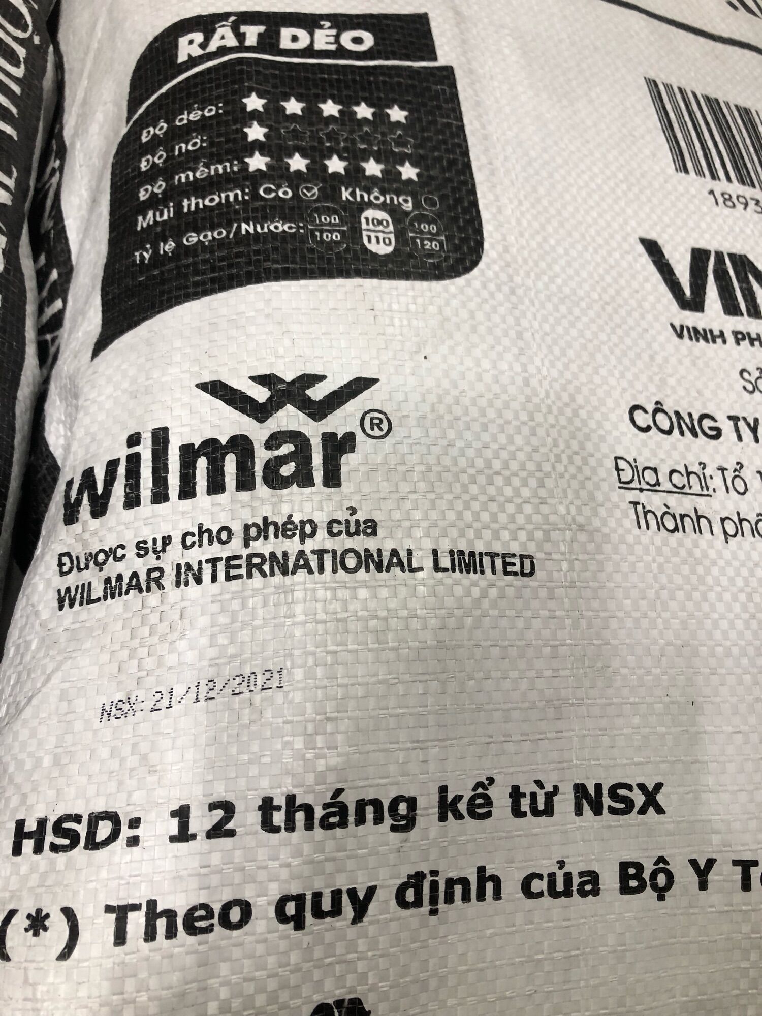 Gạo thơm thượng hạng Neptune túi 5kg