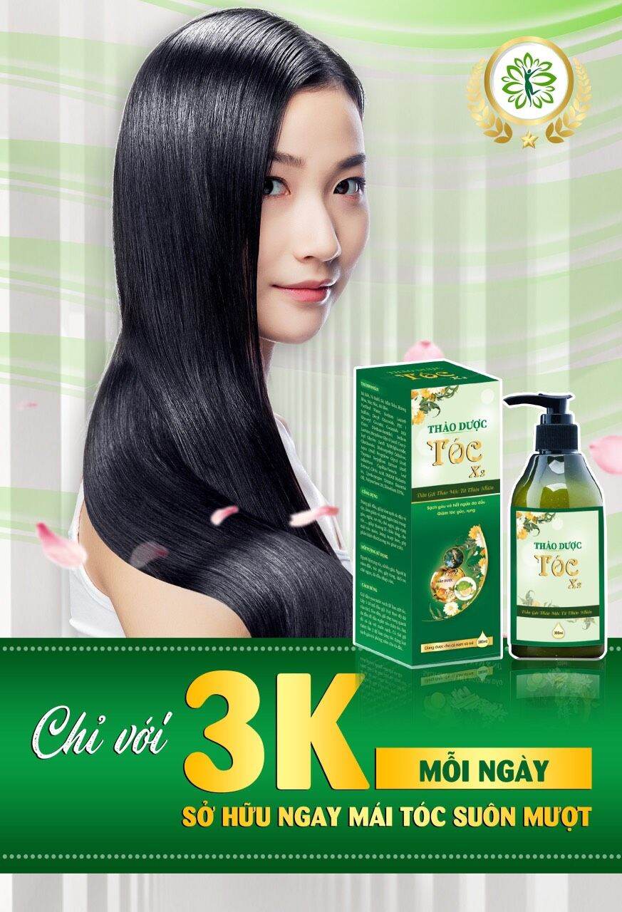 Dầu gội thao duoc Tóc X2 Lan Chi