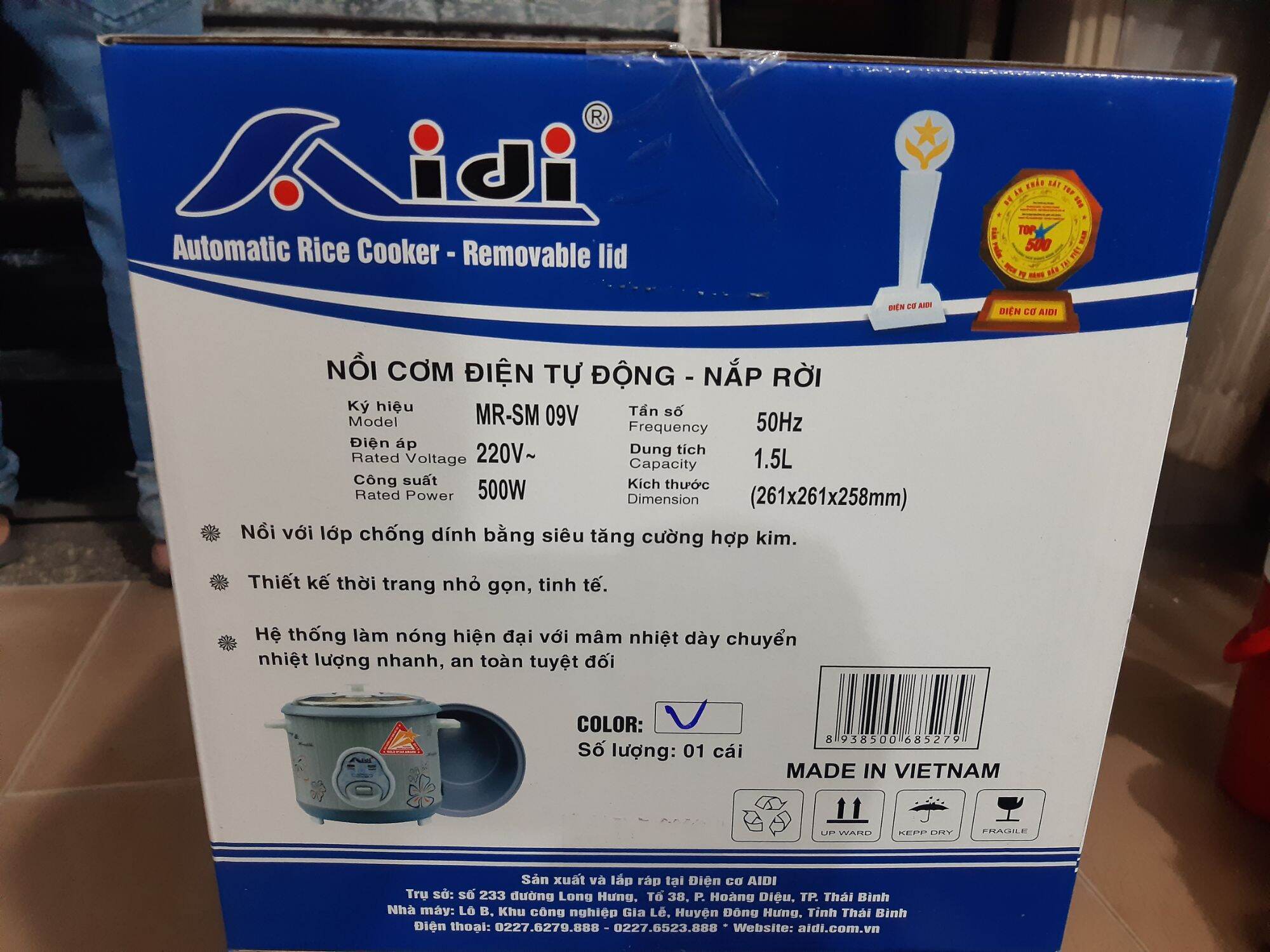 Nồi Cơm Điện AiDi 1.5L