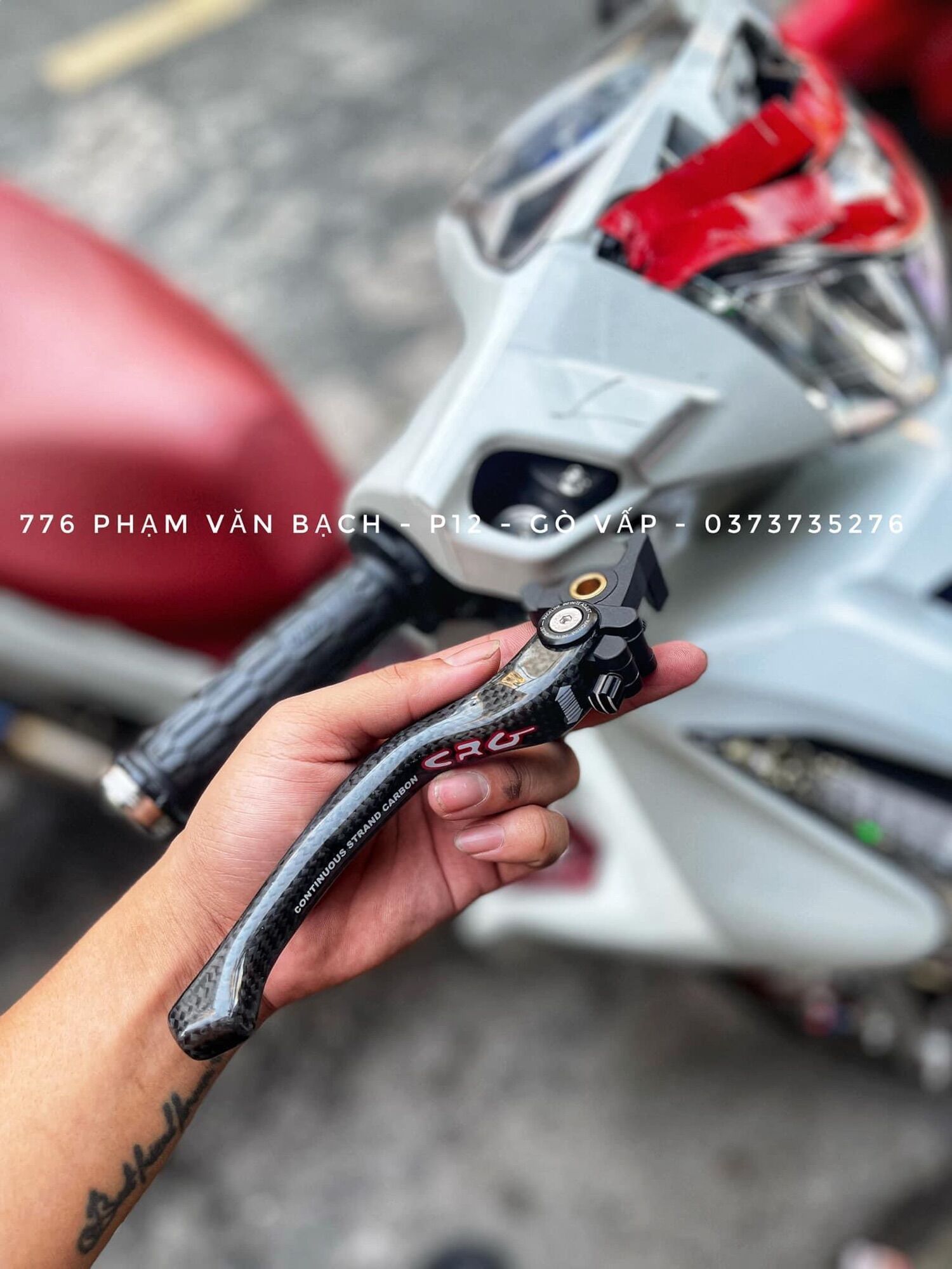 Tay thắng CRG Carbon Fiber cho Future / Wave
