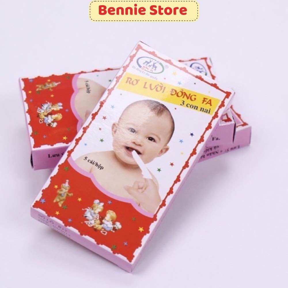 Combo 10 hộp rơ lưỡi Đông Pha , Gạc rơ lưỡi cho bé