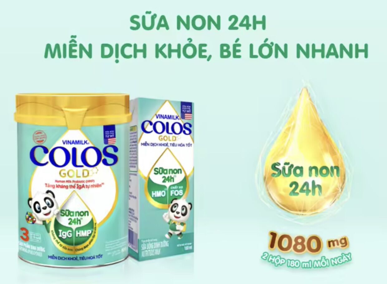 Sữa bột Vinamilk ColosGold 1 (0-1 tuổi) 800g mẫu mới